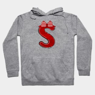 Letter S - Christmas Letter Hoodie